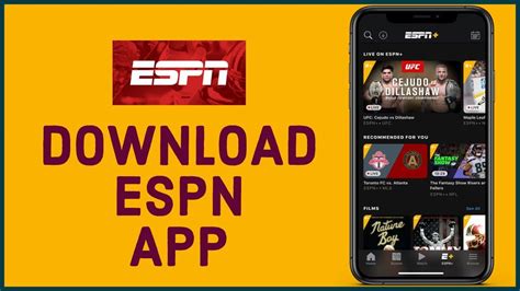 Back on the ESPN TV App main screen, select ESPN Plus. . Espn download